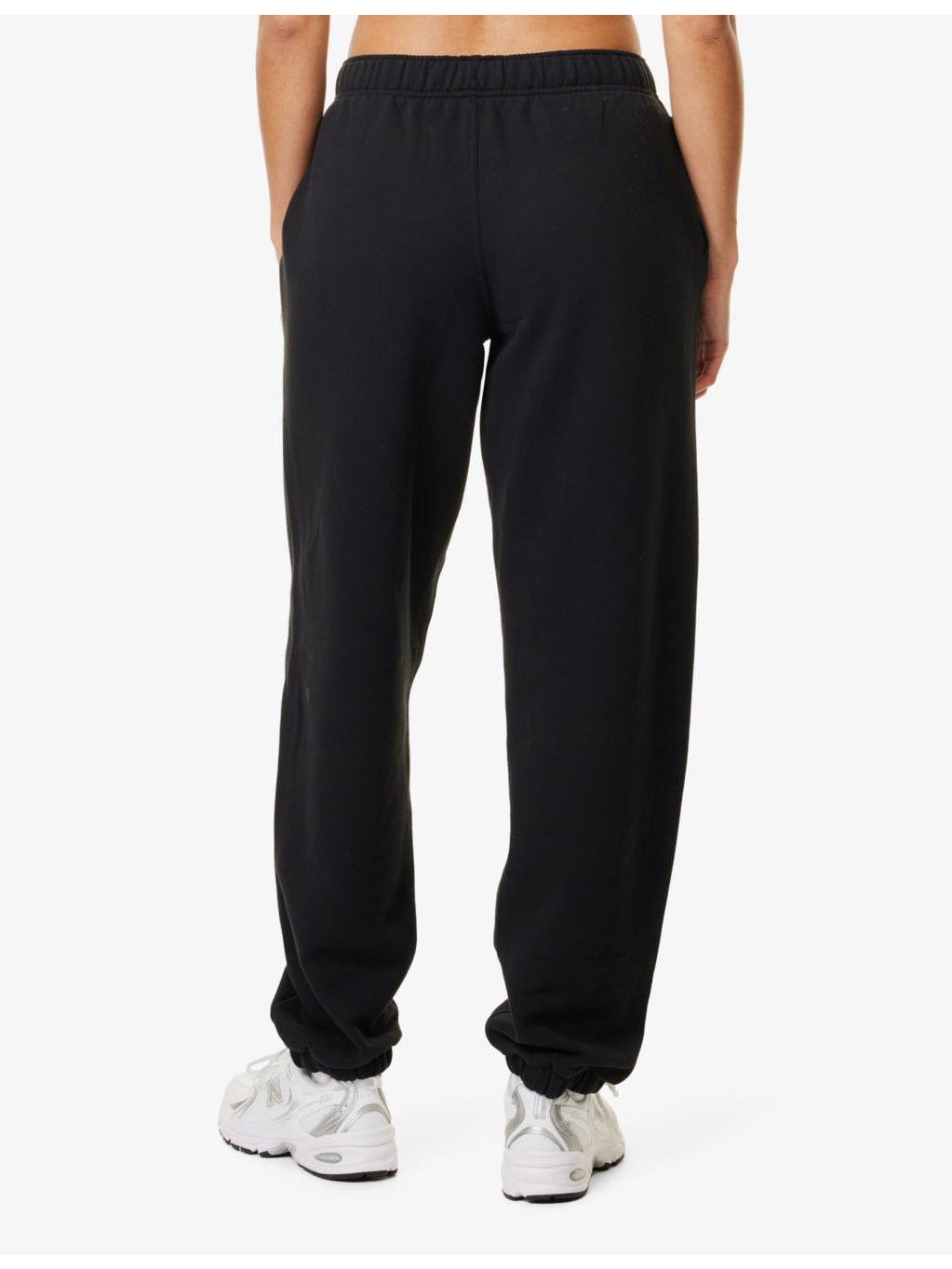 Tapered-Leg Cotton-Blend Jogging Bottoms - 4