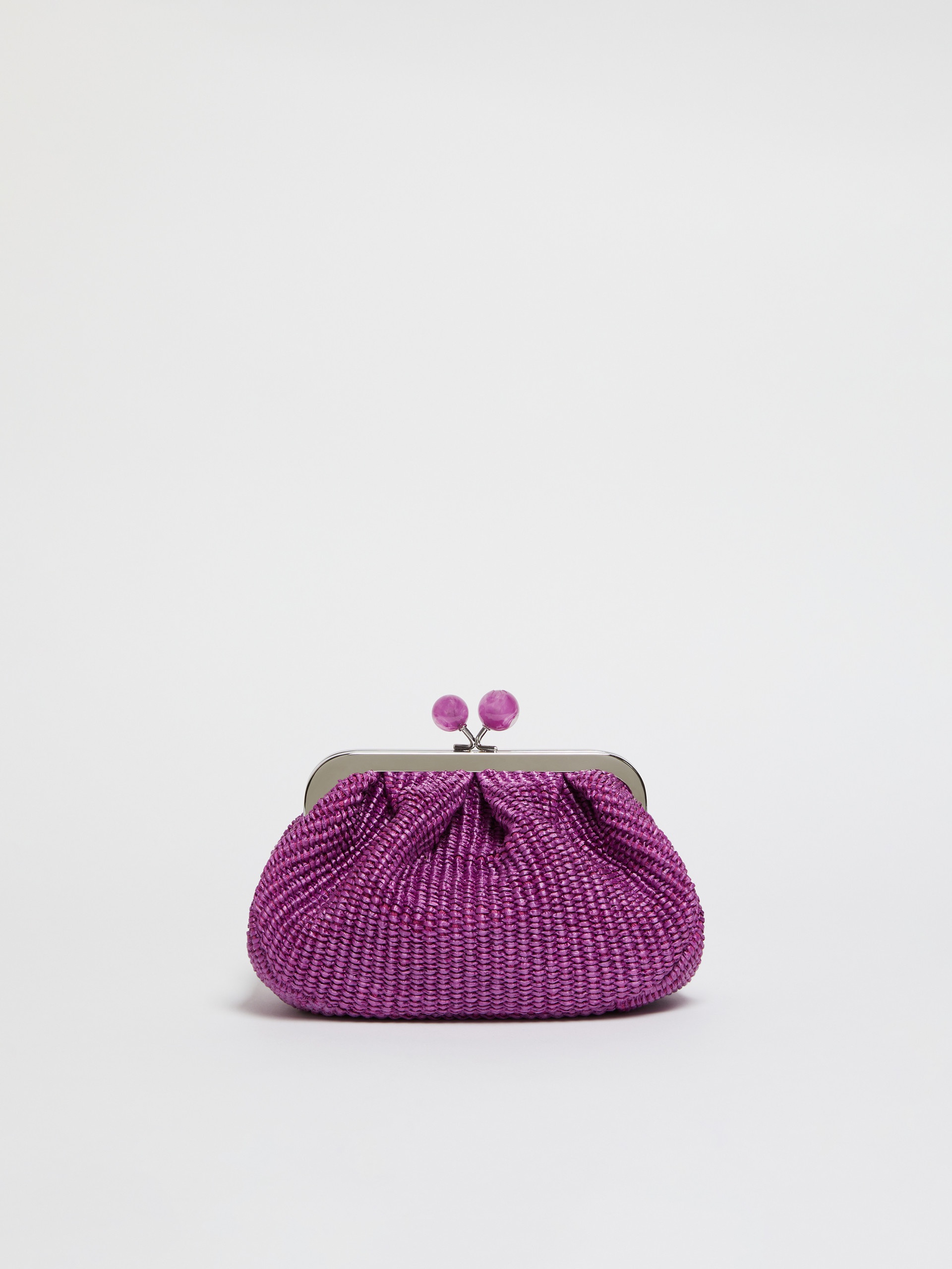 PALMAS Small raffia-effect Pasticcino Bag - 3