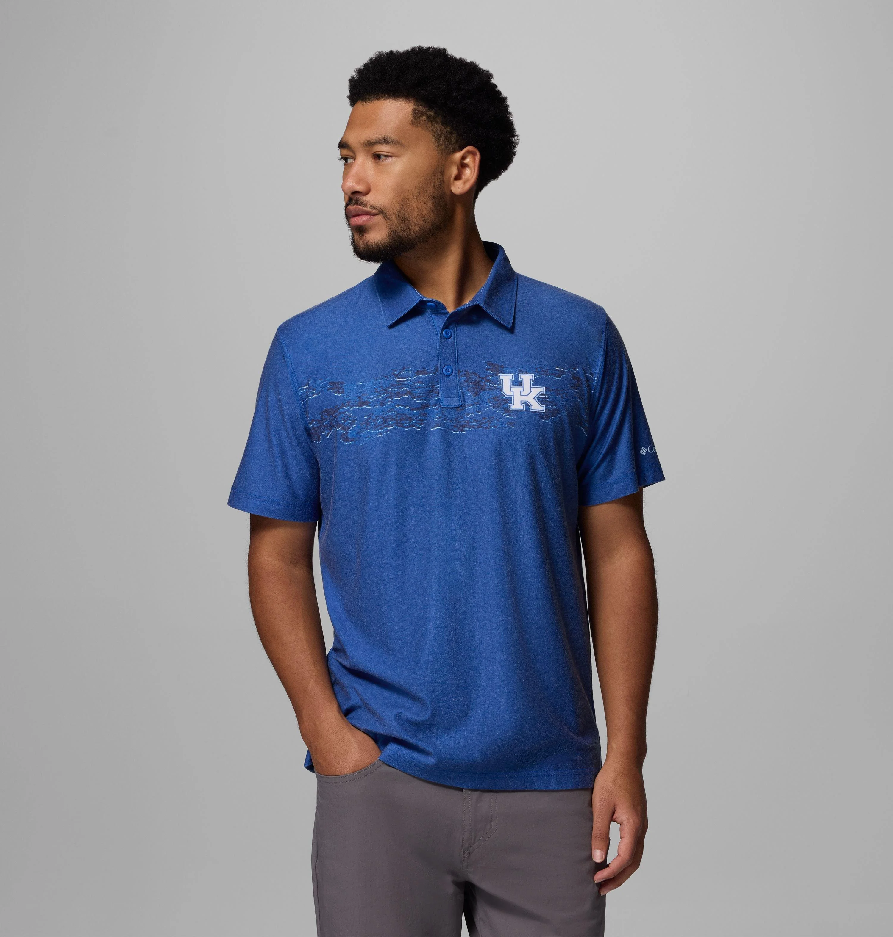 Men's Collegiate Thistletown Hills Printed Polo - Kentucky - 1