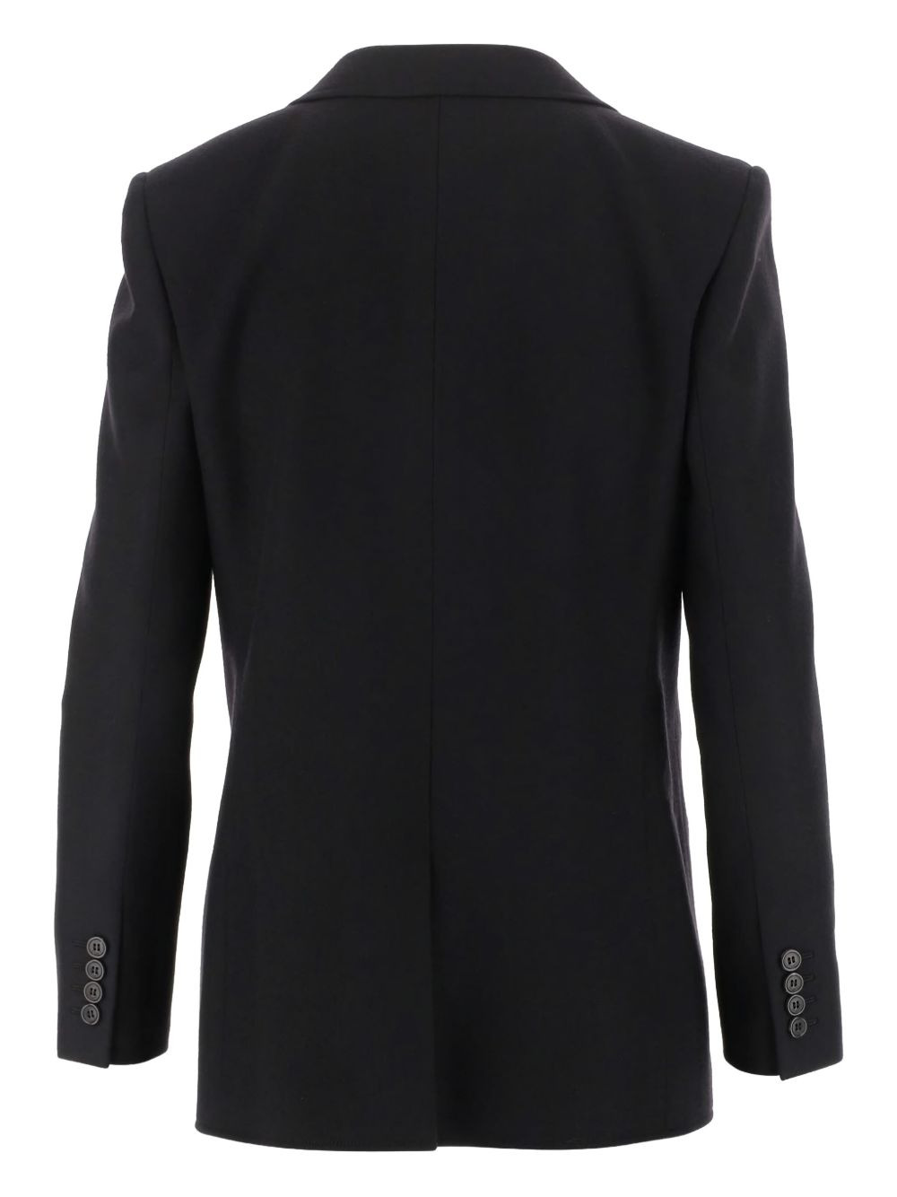 logo-embroidered single-breasted blazer - 2