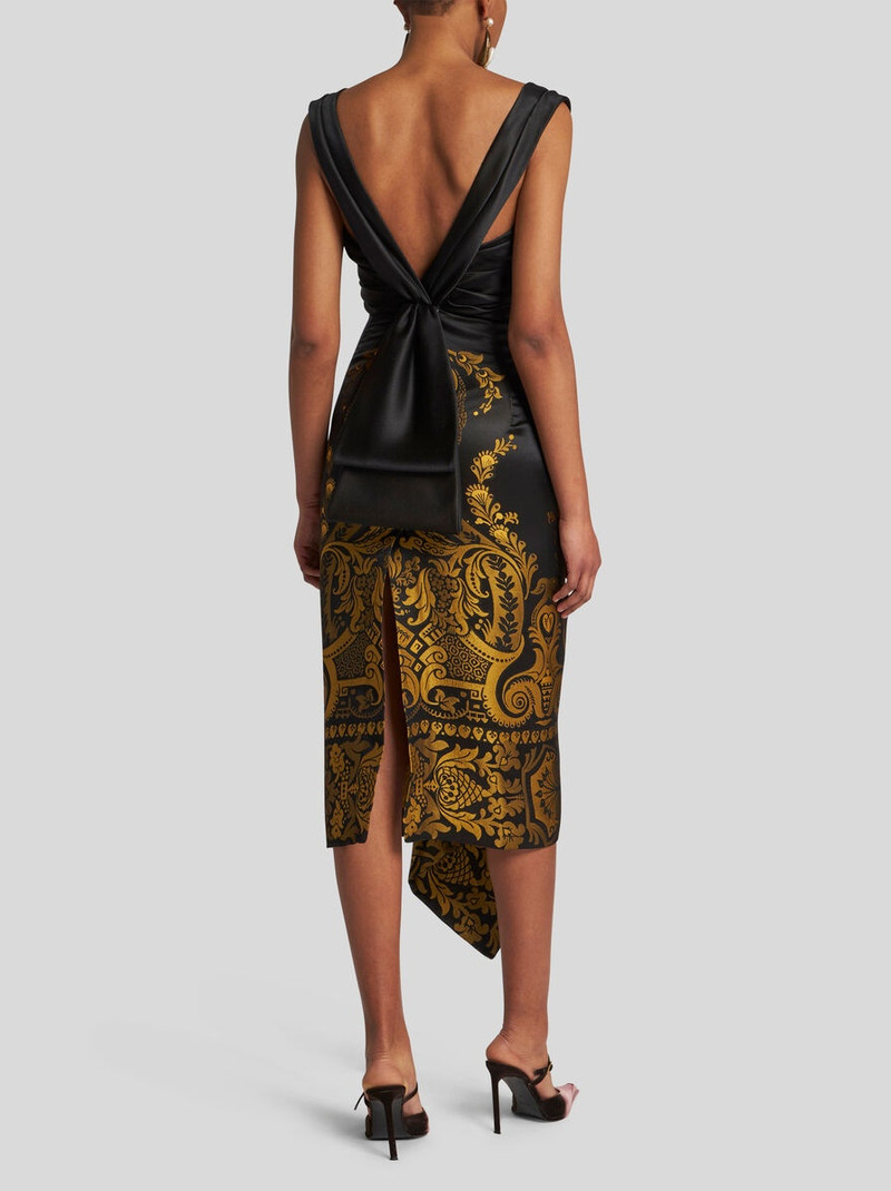 SILK JACQUARD DRESS 4