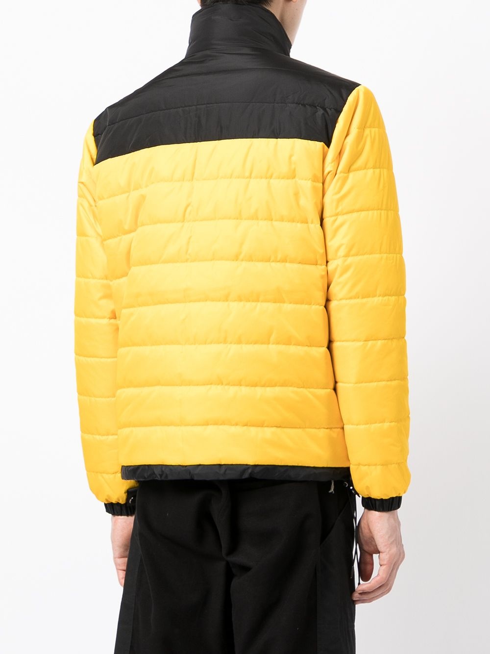 colour-block puffer jacket - 4