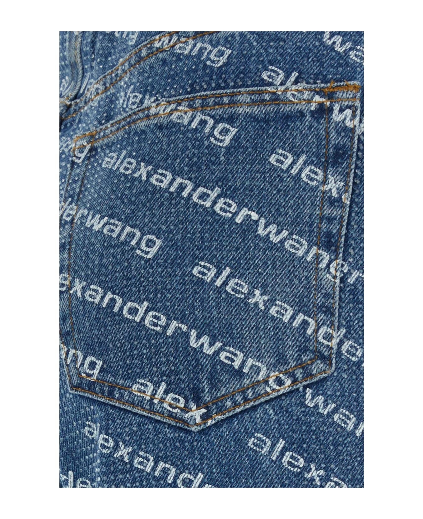 Printed Denim Jeans - 3