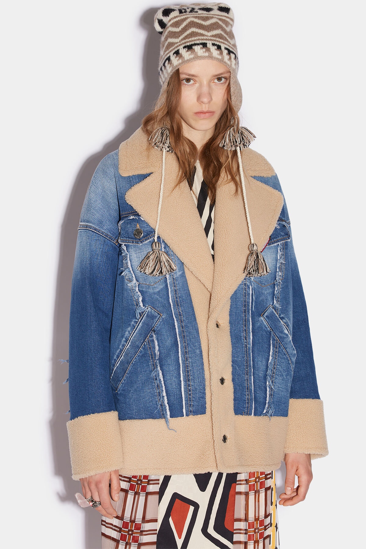 SHERLING OVER JEAN JACKET - 3