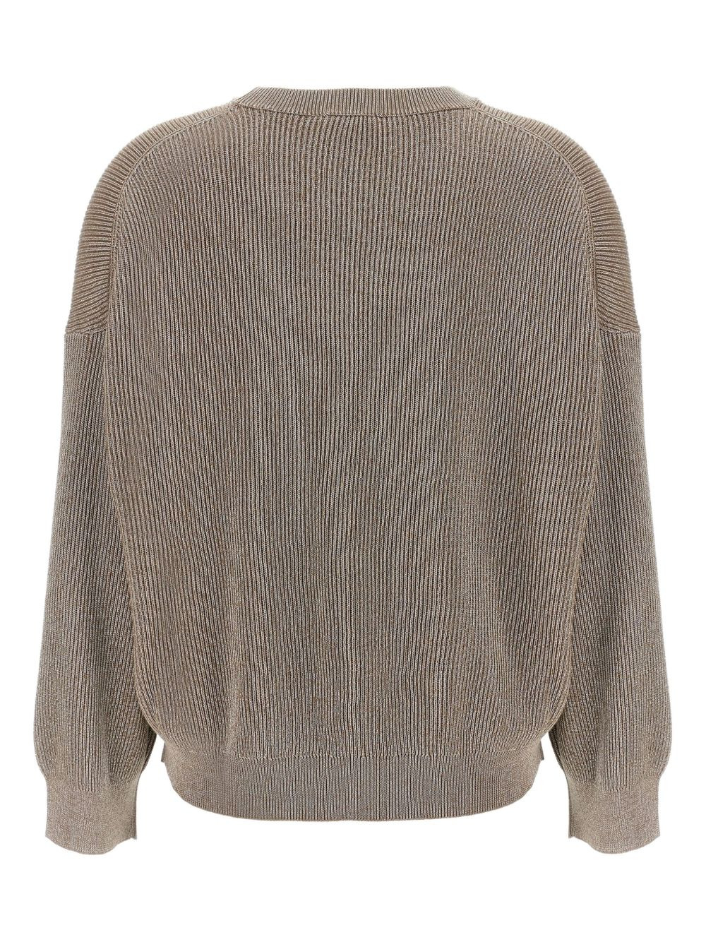 Brunello Cucinelli Women Cotton Crewneck Sweater - 2