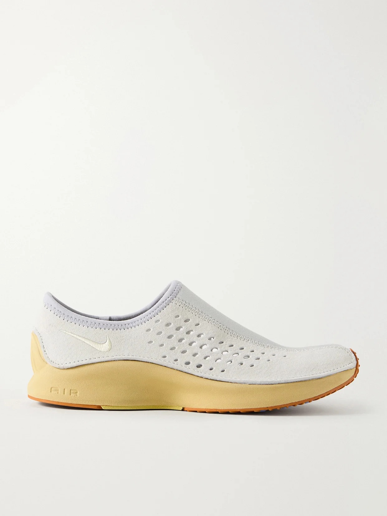 Superfly Mesh And Perforated Suede Slip-on Sneakers - 1