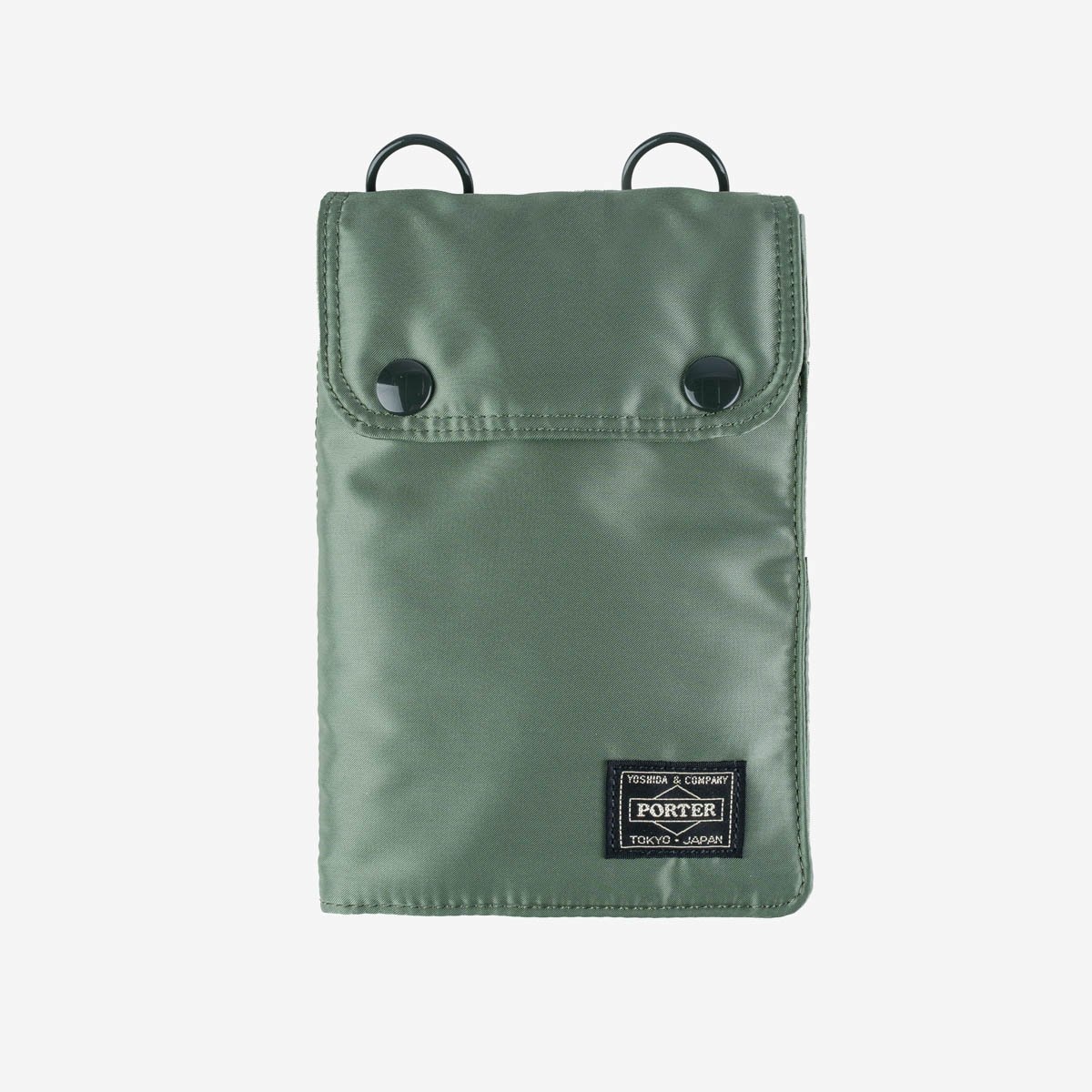 POR-TRVL-GRN Porter - Yoshida & Co. - Tanker Travel Case - Sage Green - 1