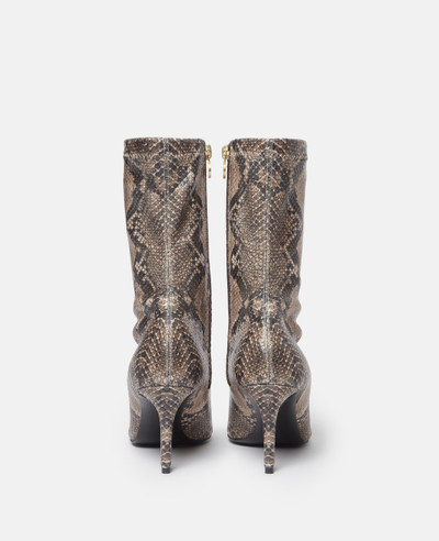 Stella McCartney Stella Iconic Python Print Heeled Ankle Boots outlook