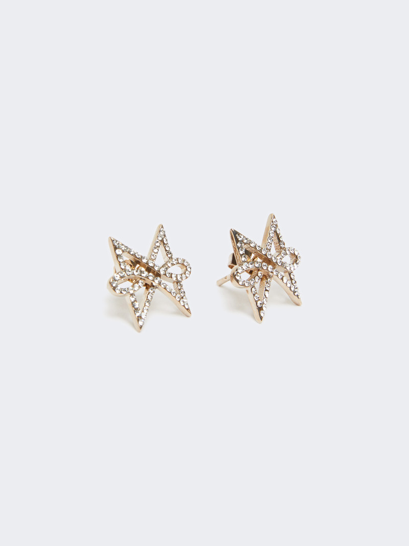 Max Mara PAPILLONEAR Monogram Papillon earrings with crystals outlook