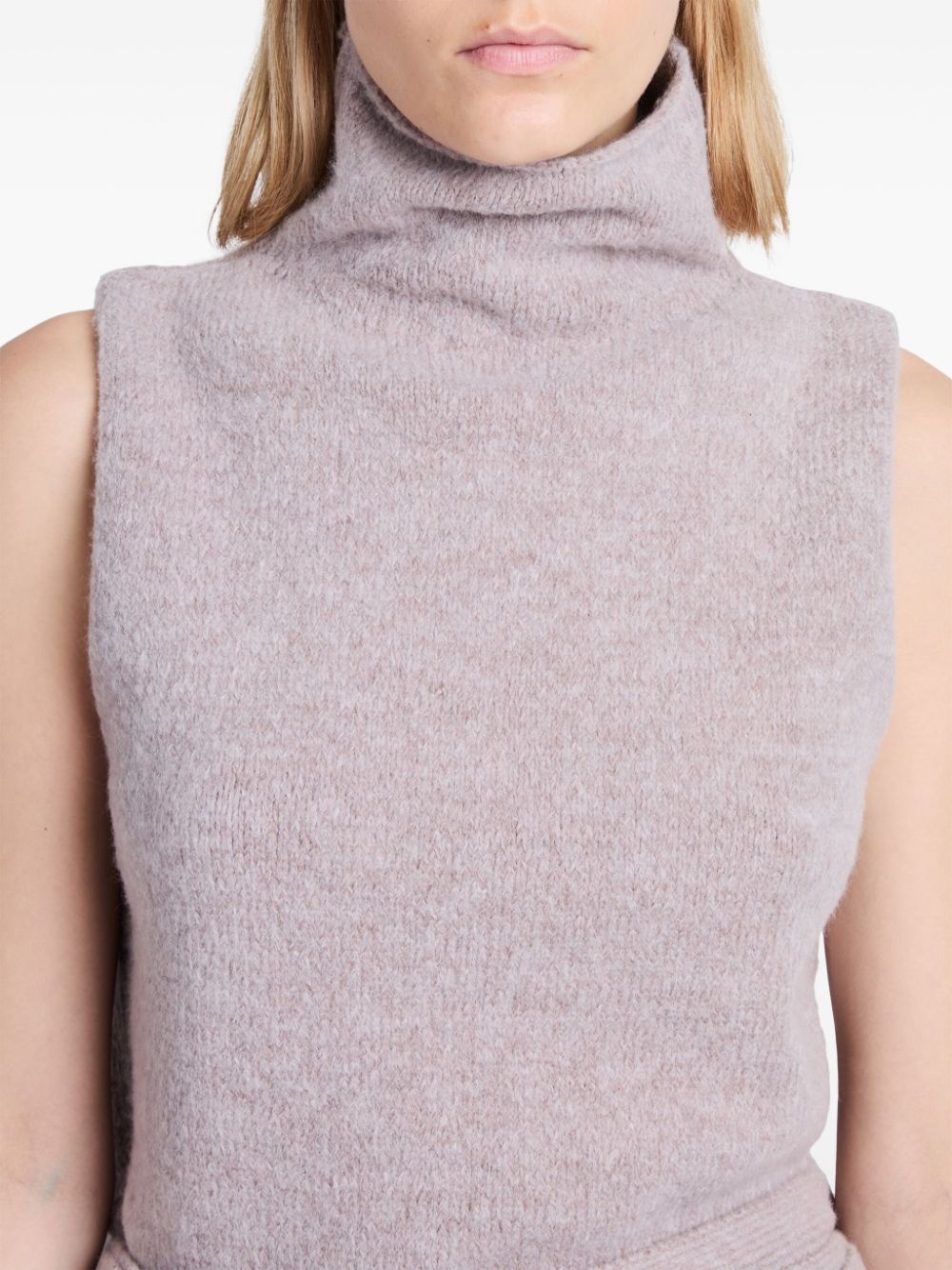 Lily turtleneck knit top - 6