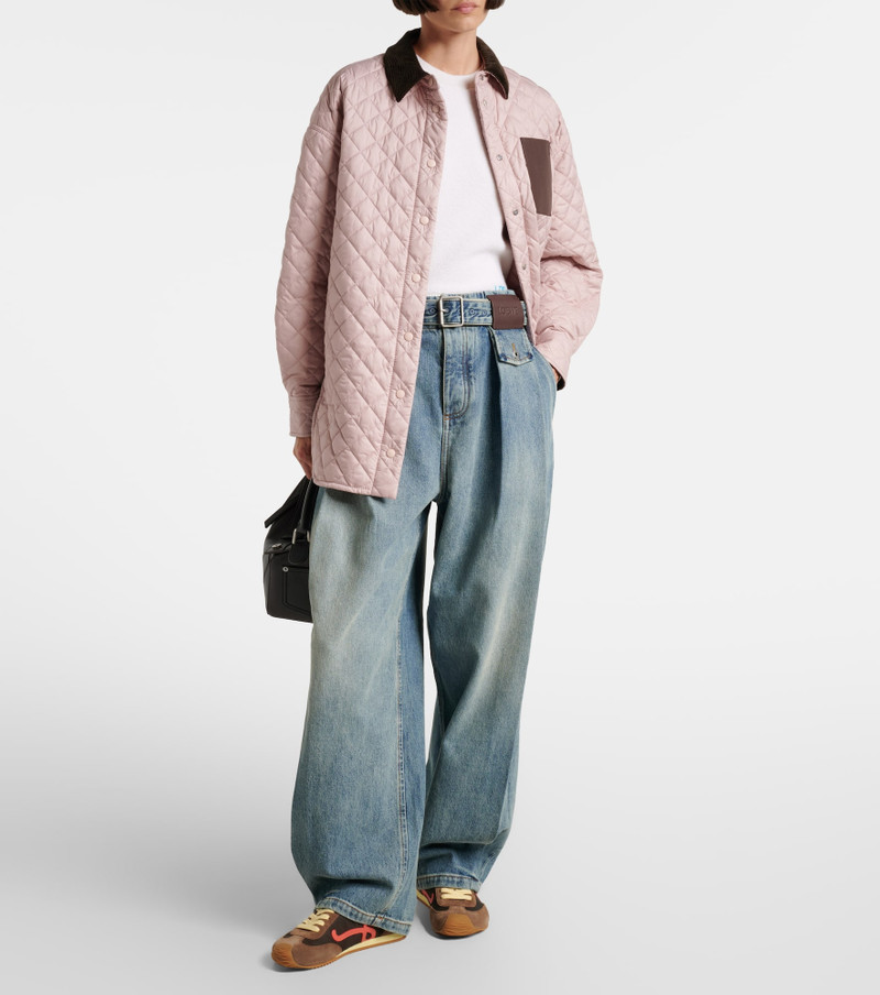 Loewe Pleated wide-leg jeans outlook