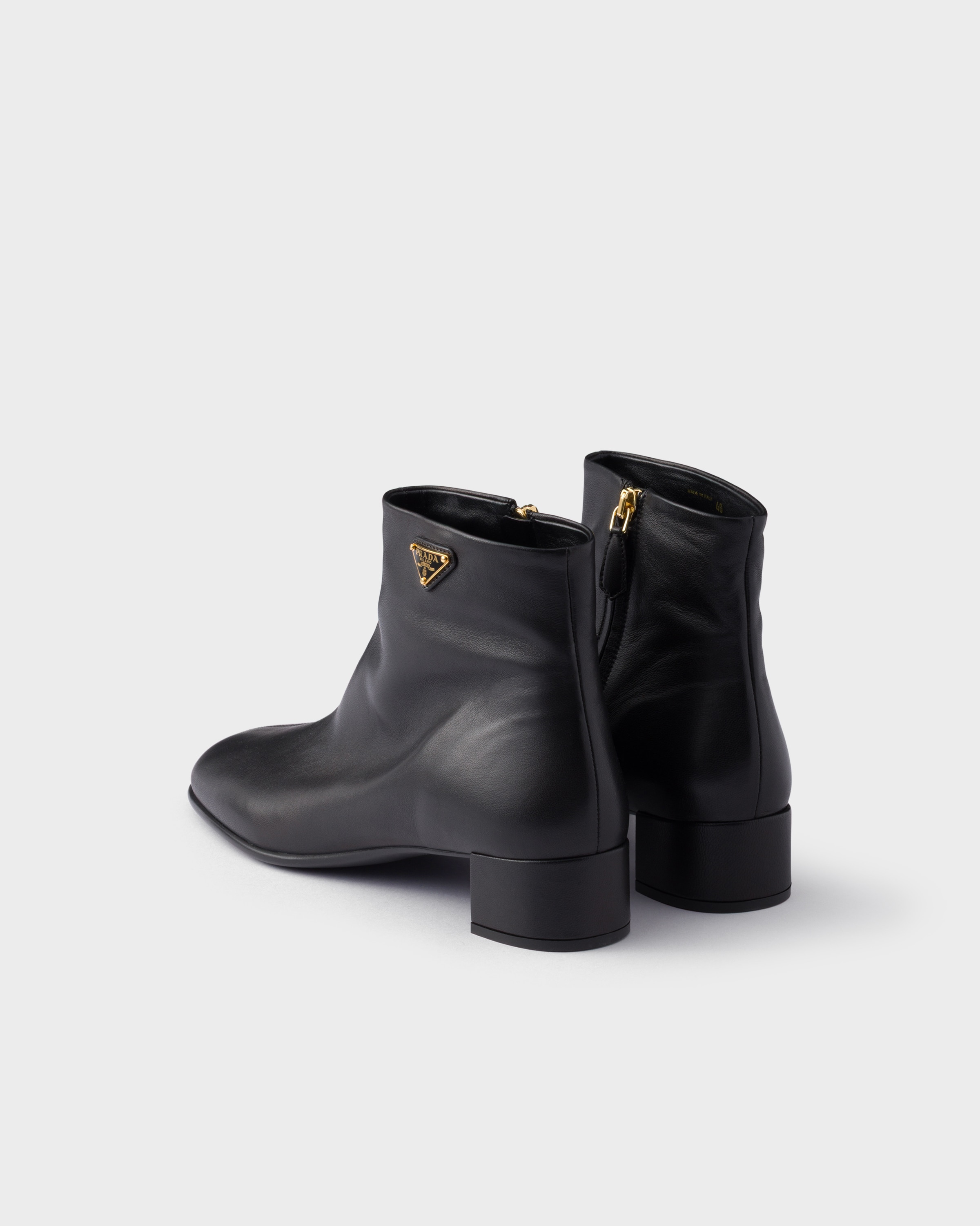 Nappa leather booties - 4