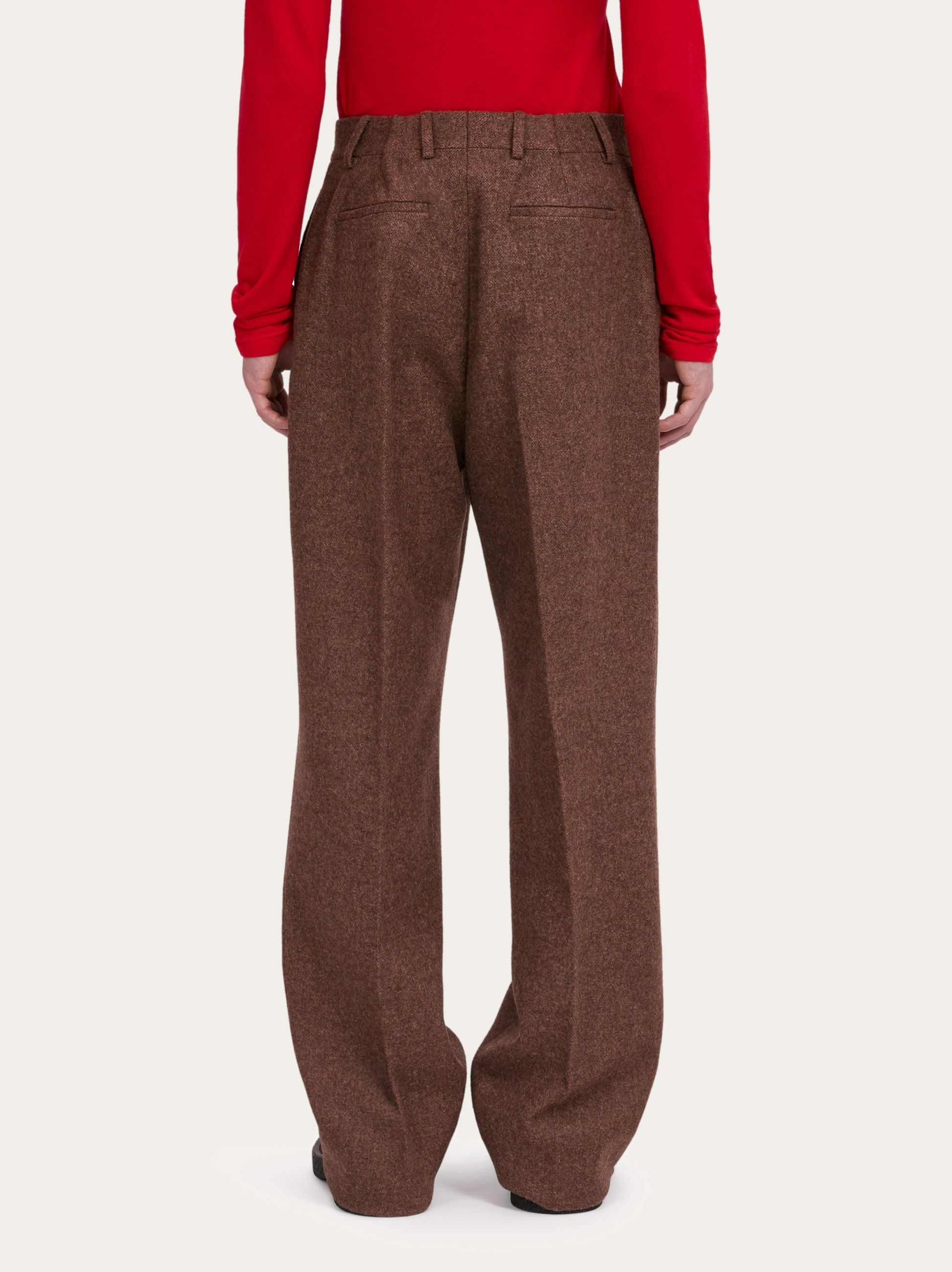 Virgin wool tailored trouser - 4