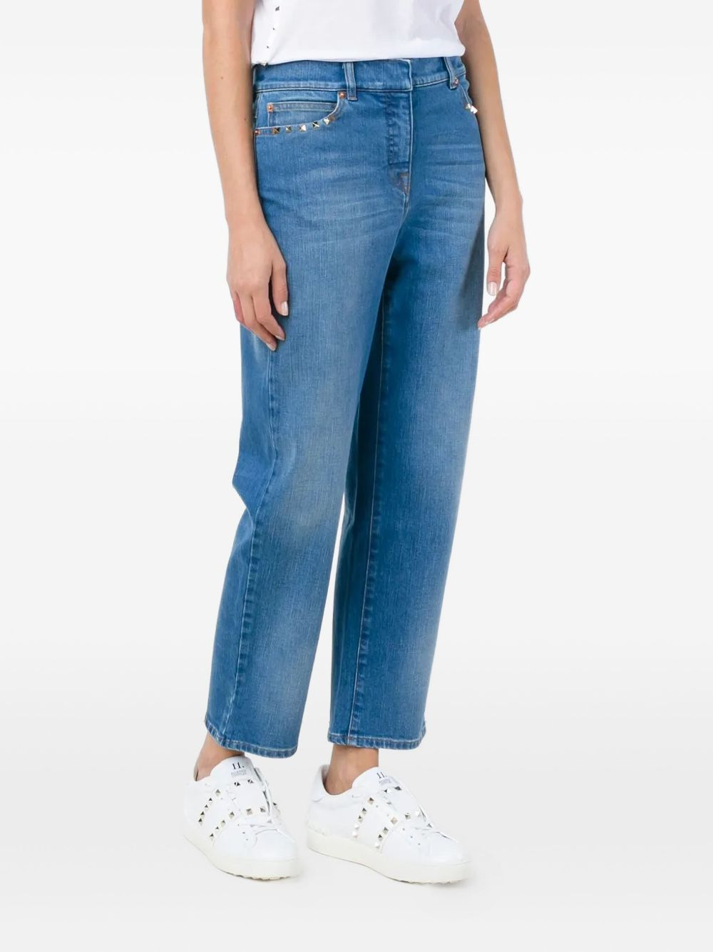 Rockstud cropped jeans - 3