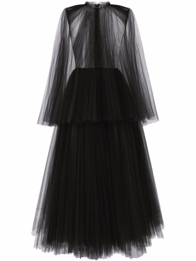 tulle midi dress - 1