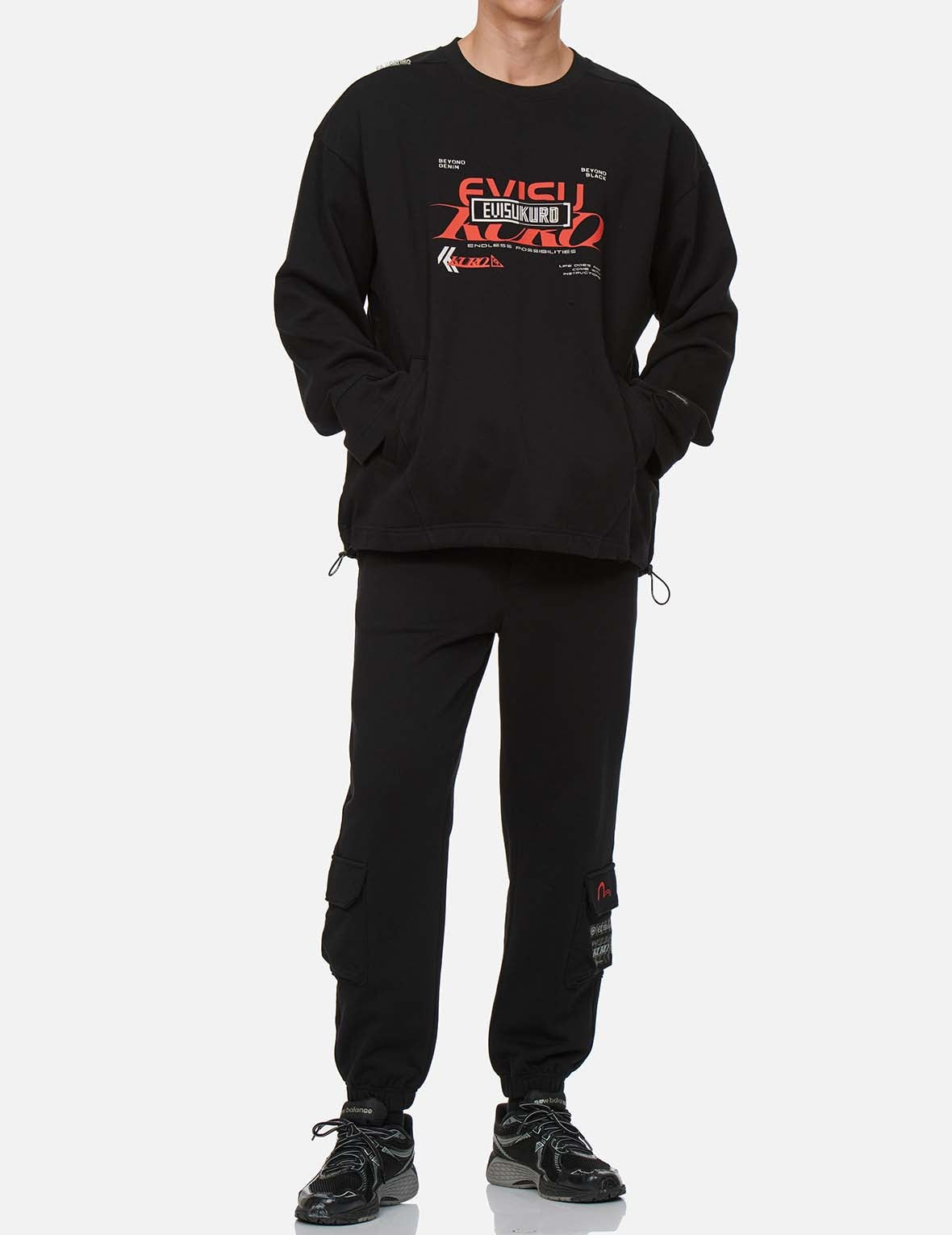 Eclipse Seagull Print Oversize Sweatshirt - 5