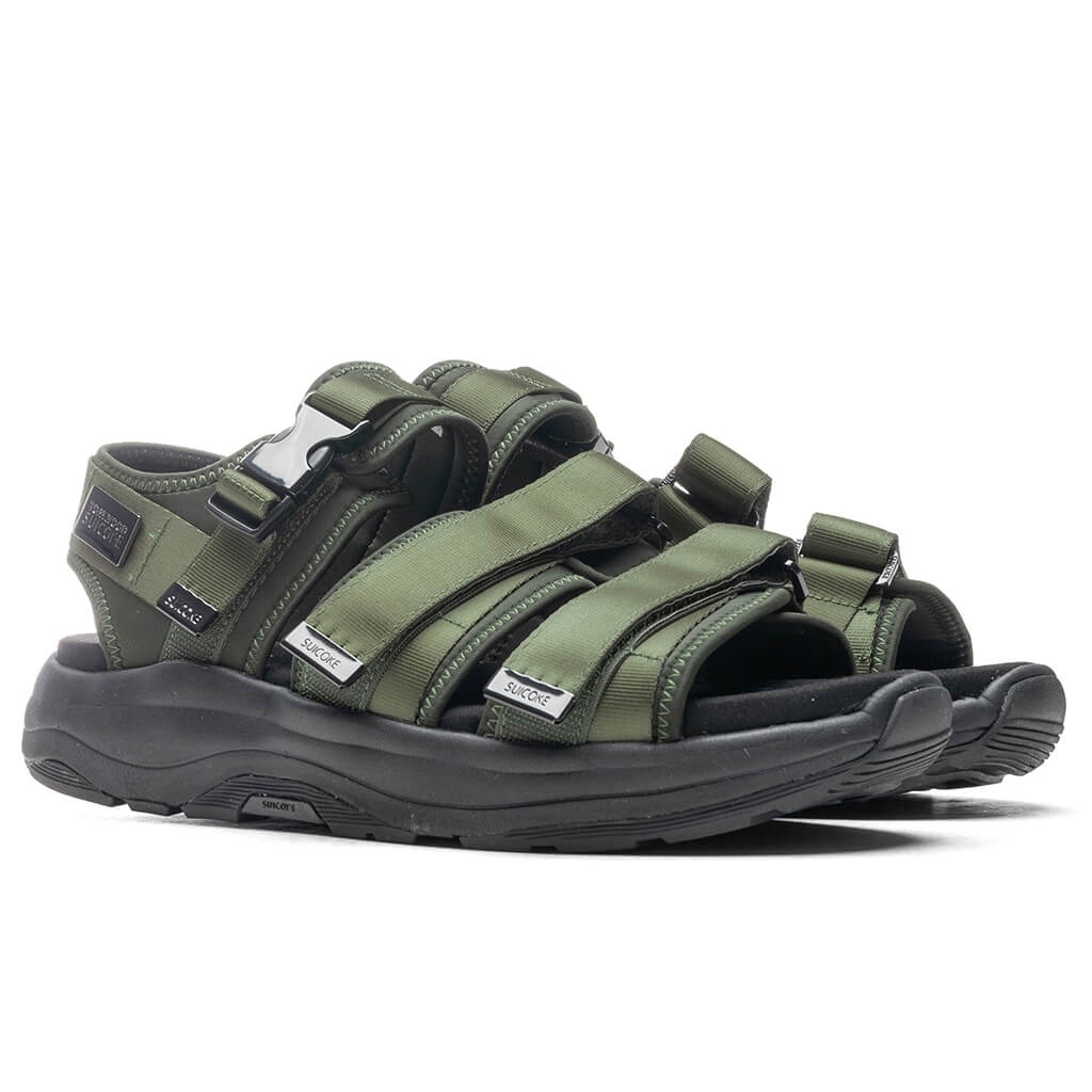 SUICOKE X TOM WOOD VEGA SANDAL - OLIVE GREEN - 2