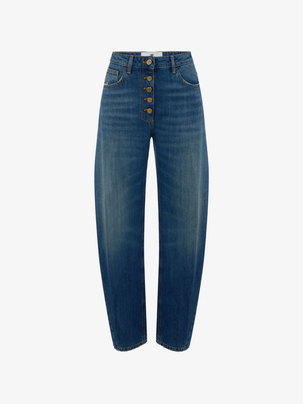 button-fly jeans - 1