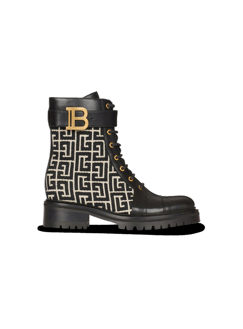 Bicolor jacquard Ranger Romy ankle boots - 1