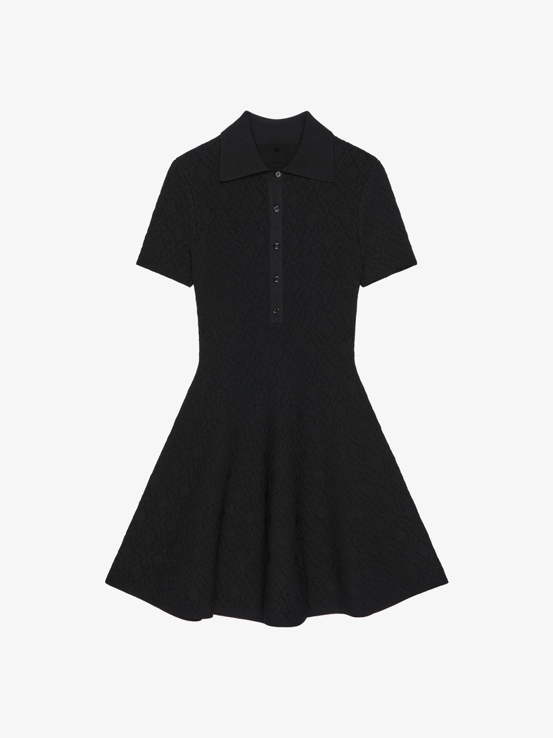 POLO DRESS IN MONOGRAM 72 JACQUARD - 1