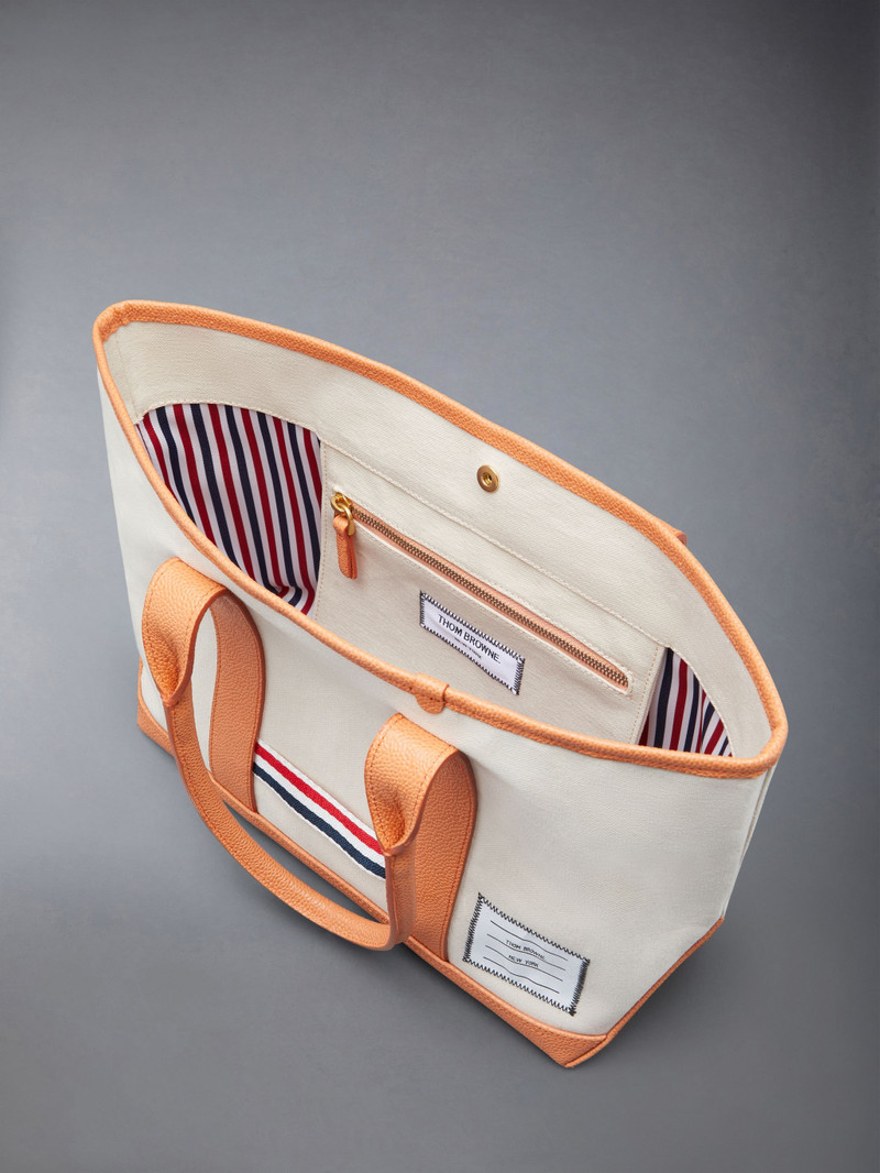 Canvas Leather Small Tool Tote 5