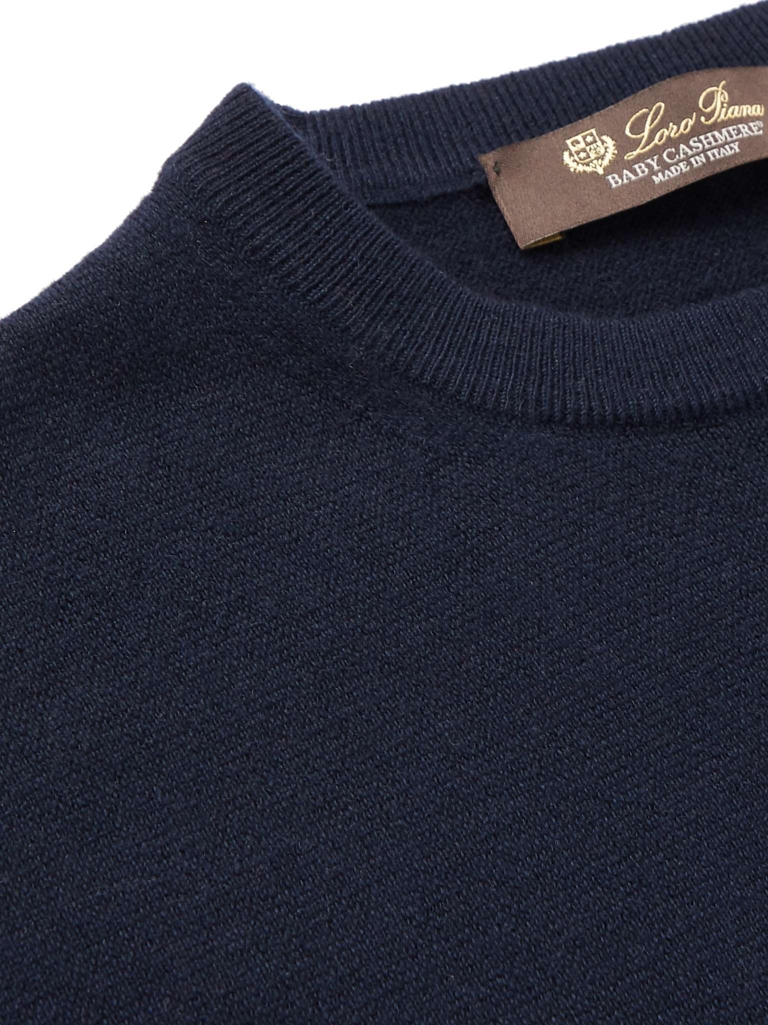 Slim-Fit Baby Cashmere Sweater - 6