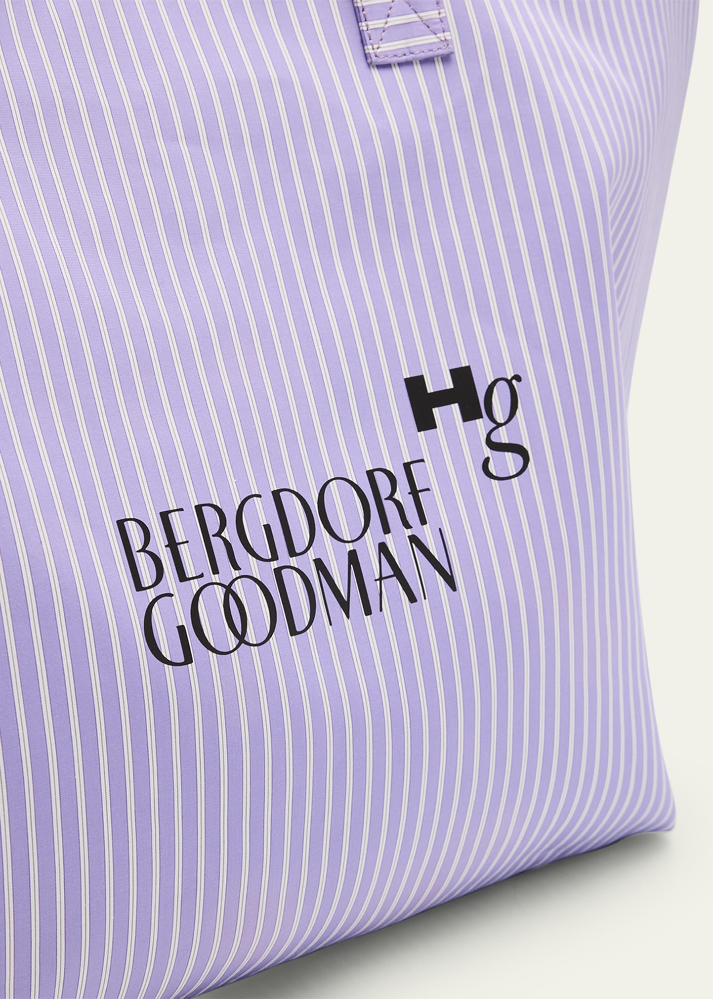 x BG Stripe Twill Bonded Tote Bag - 5