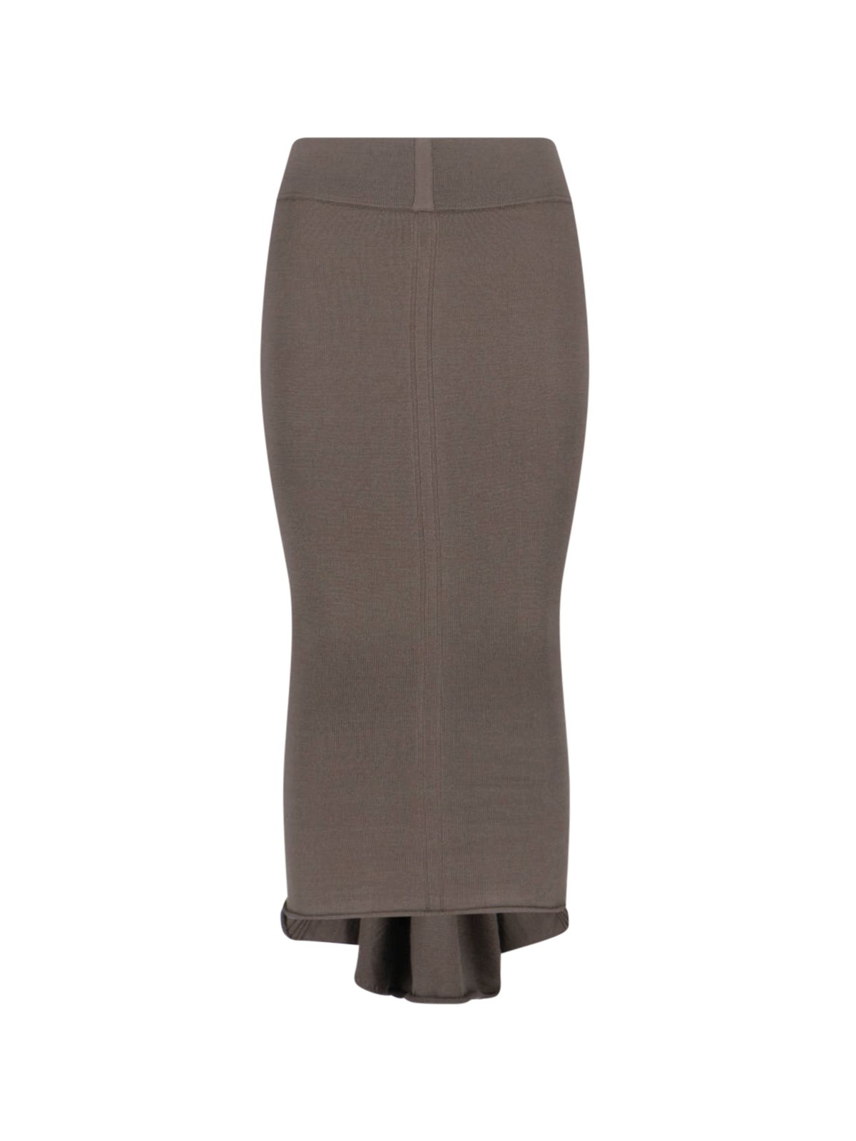 'CALF DAUPHINE' MAXI SHEATH SKIRT - 1