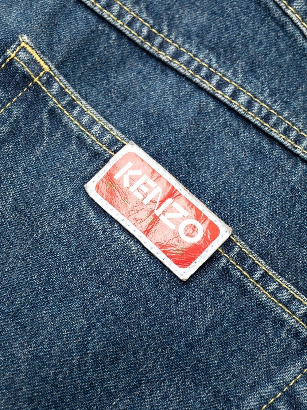 mid-rise straight-leg jeans - 6