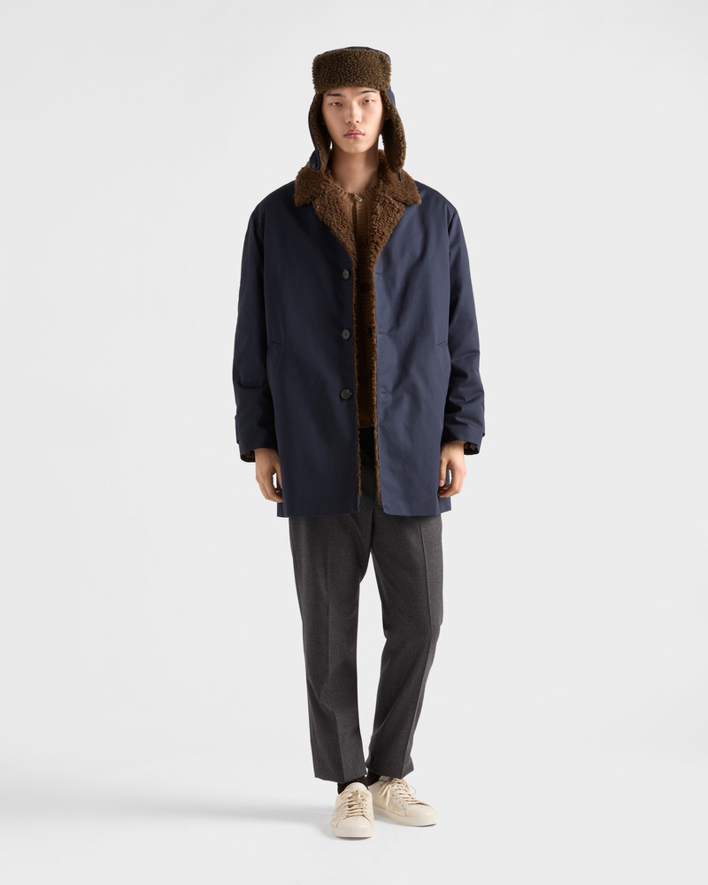 Prada Cotton and shearling jacket outlook