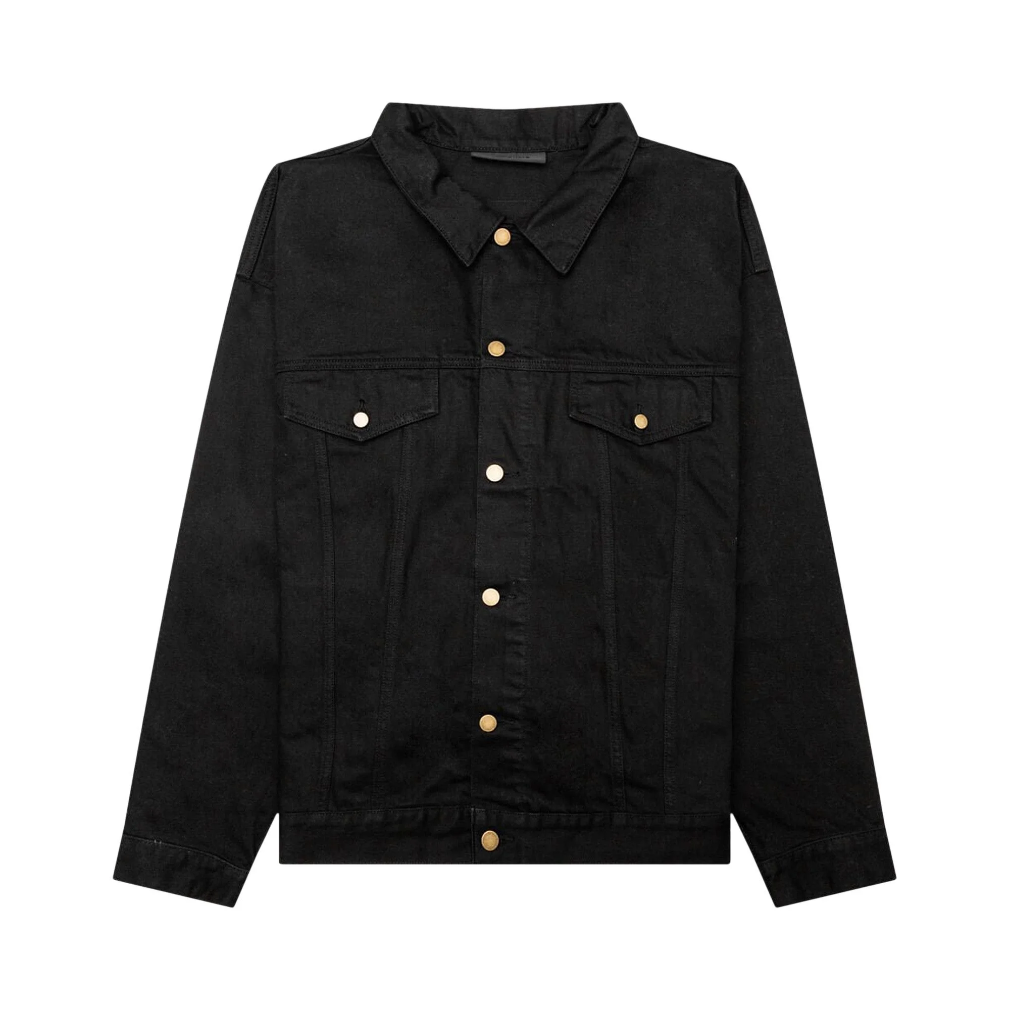 Fear of God Essentials Denim Jacket 'Jet Black' - 1