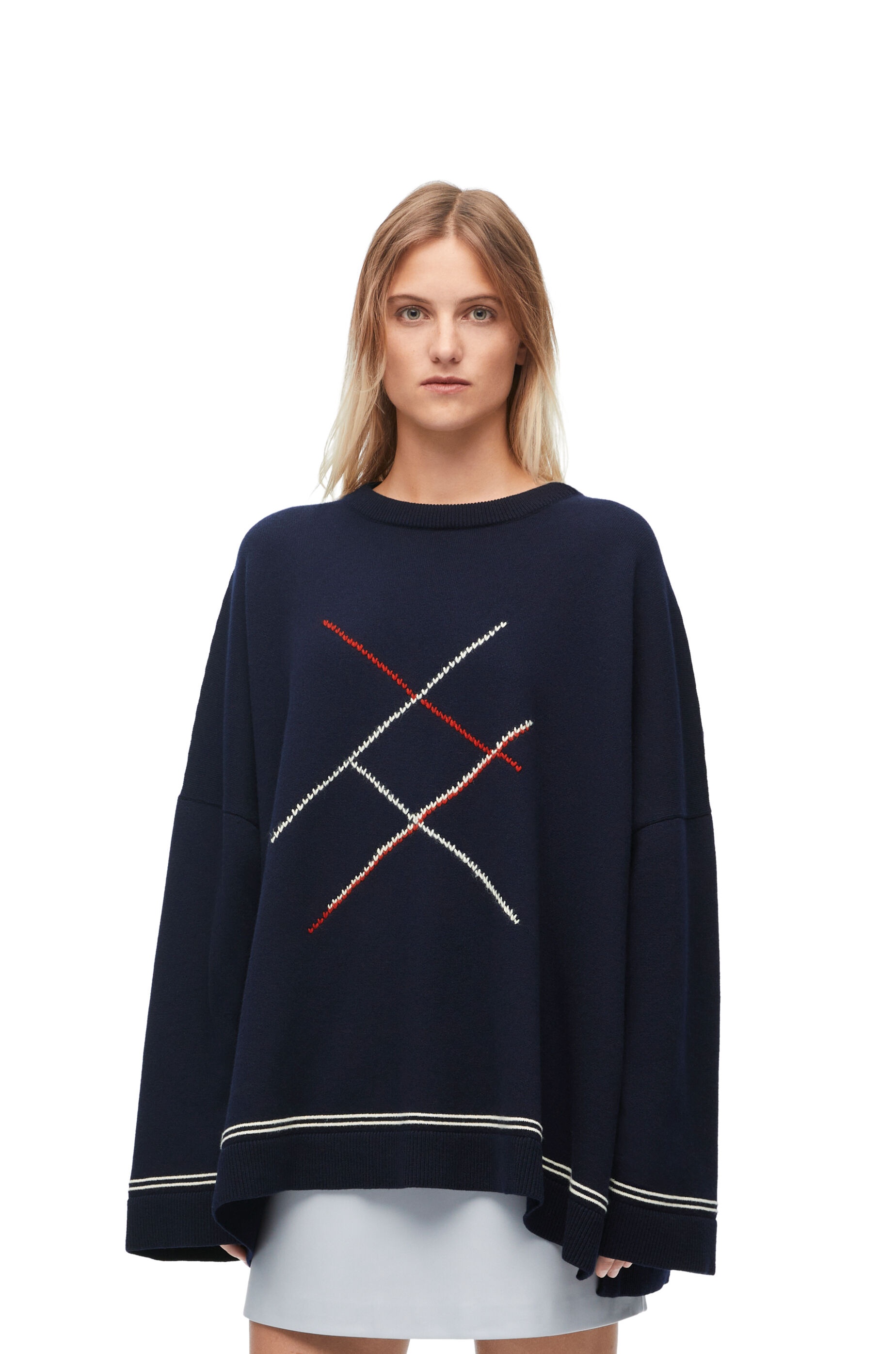 Argyle sweater in wool - 3