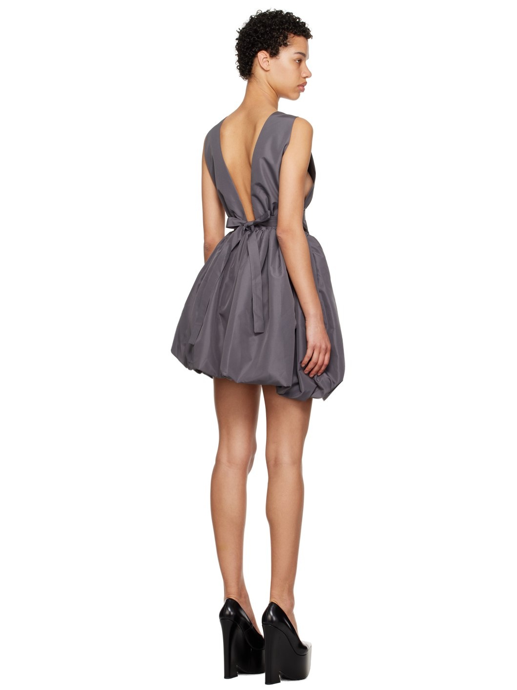 SSENSE Exclusive Gray Hilma Minidress - 3