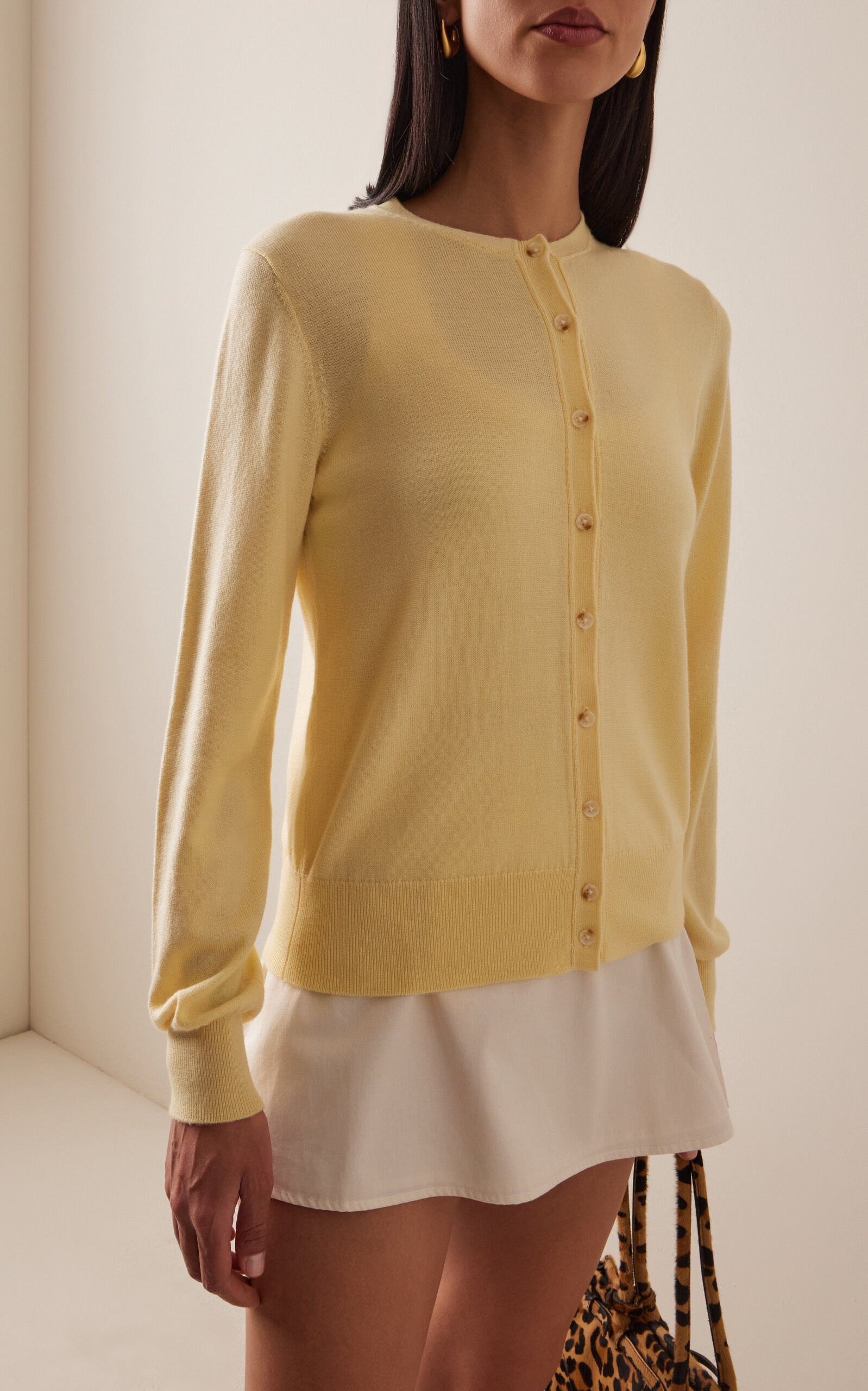 Finn Wool Cardigan yellow - 2