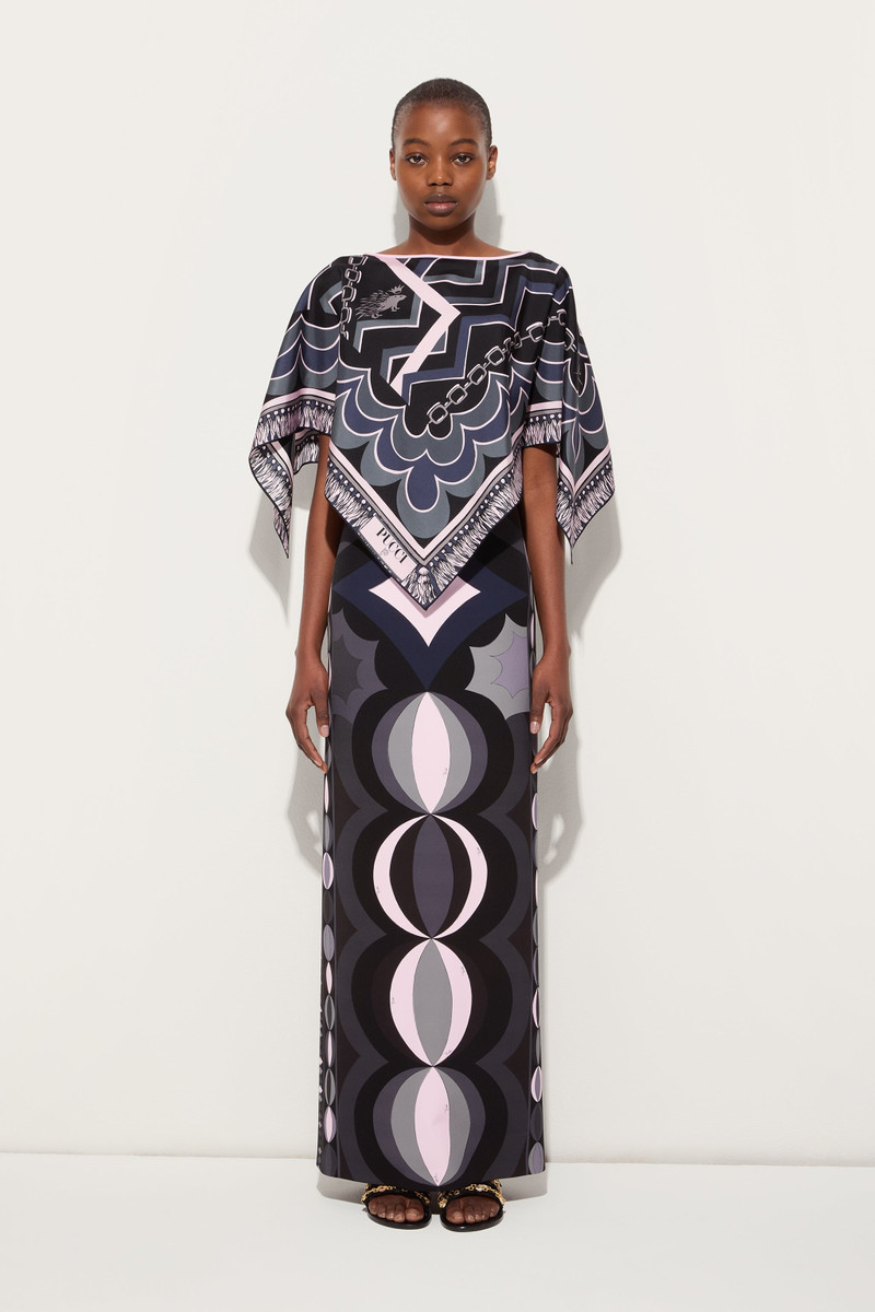 PUCCI COLLANE PRINT PENCIL SKIRT outlook