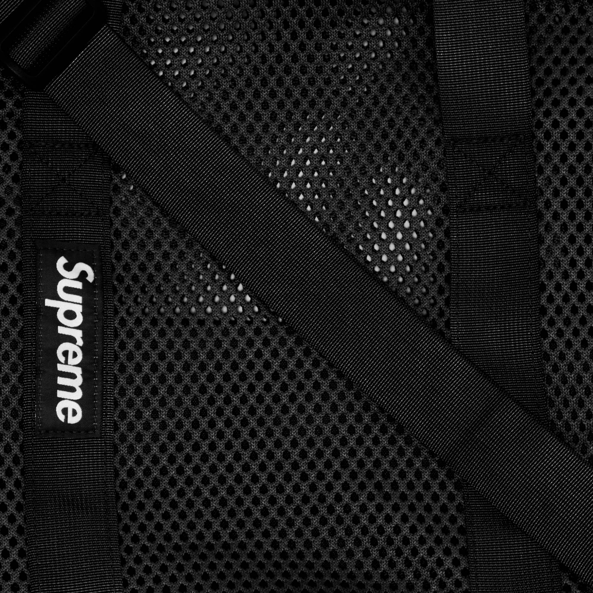 Supreme Mesh Duffle Bag 'Black' - 3