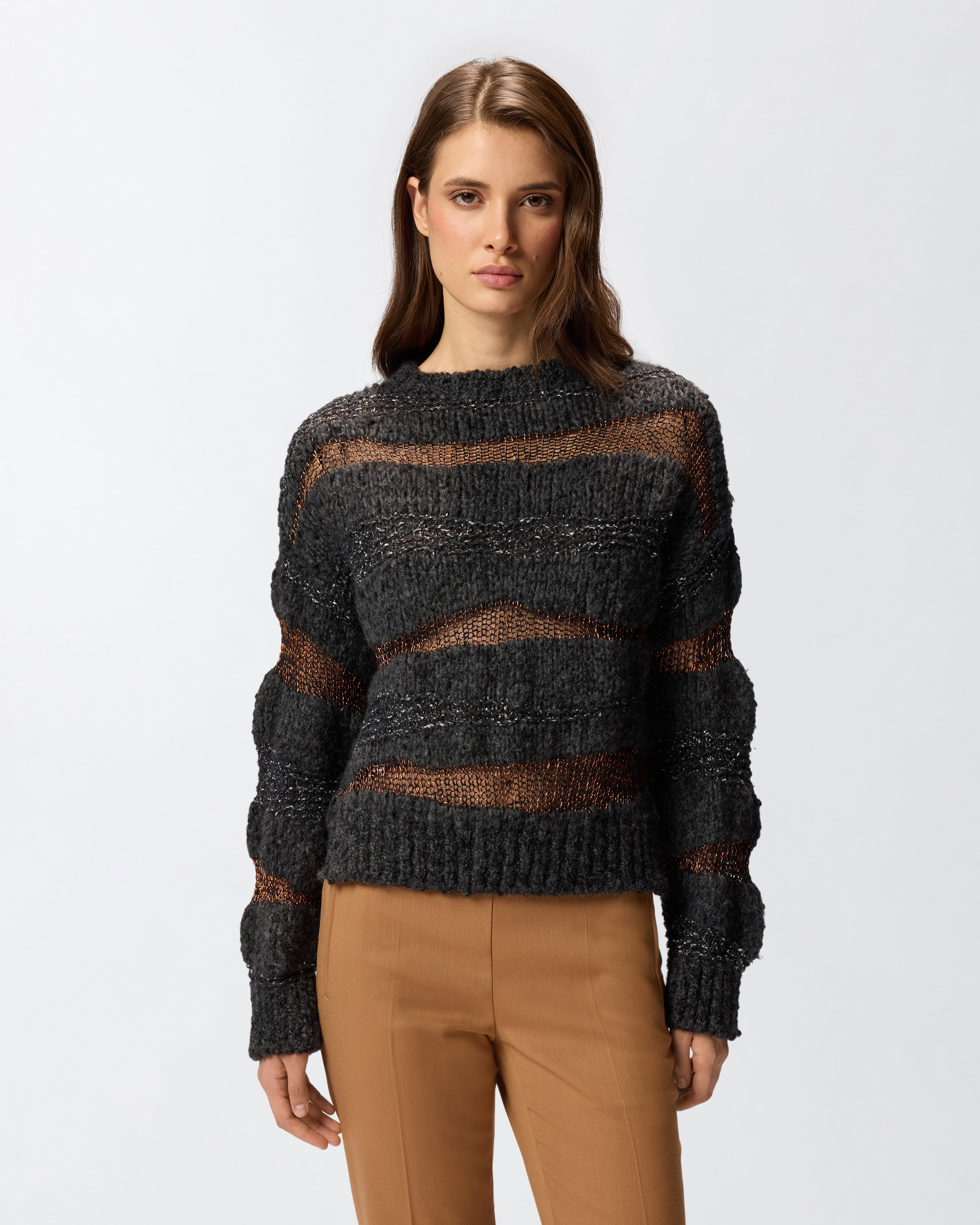 KNOP JACQUARD SWEATER - 2