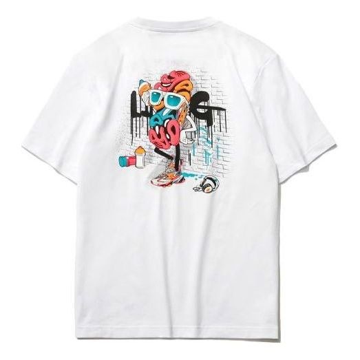 Li-Ning Graphic Loose Fit T-shirt 'White' AHSR406-1 - 2