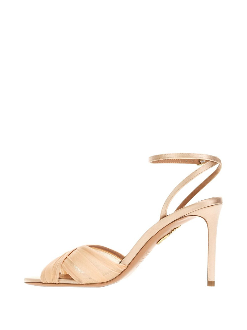 ruched-strap sandals 3