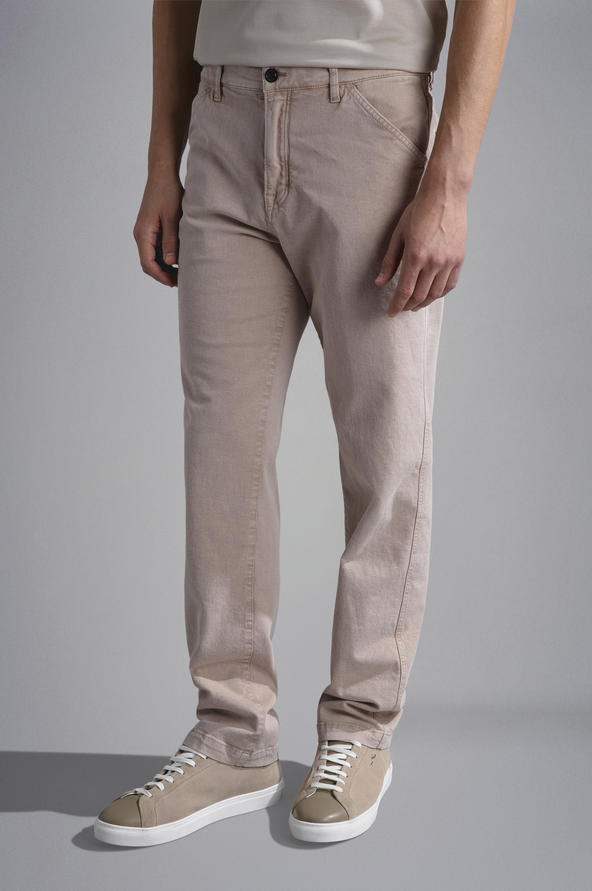 MARBLED DENIM CARPENTER TROUSERS - 6