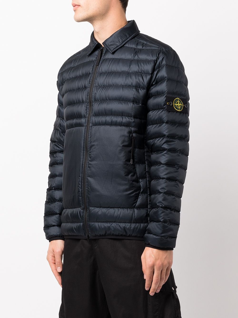 Compass badge padded jacket - 3