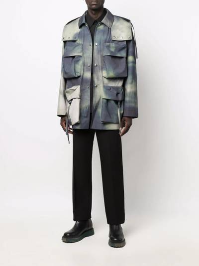 OAMC tie-dye multiple-pocket jacket outlook