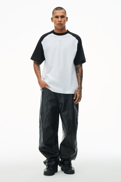 Alexander Wang Short Sleeve Raglan Tee in Jersey outlook