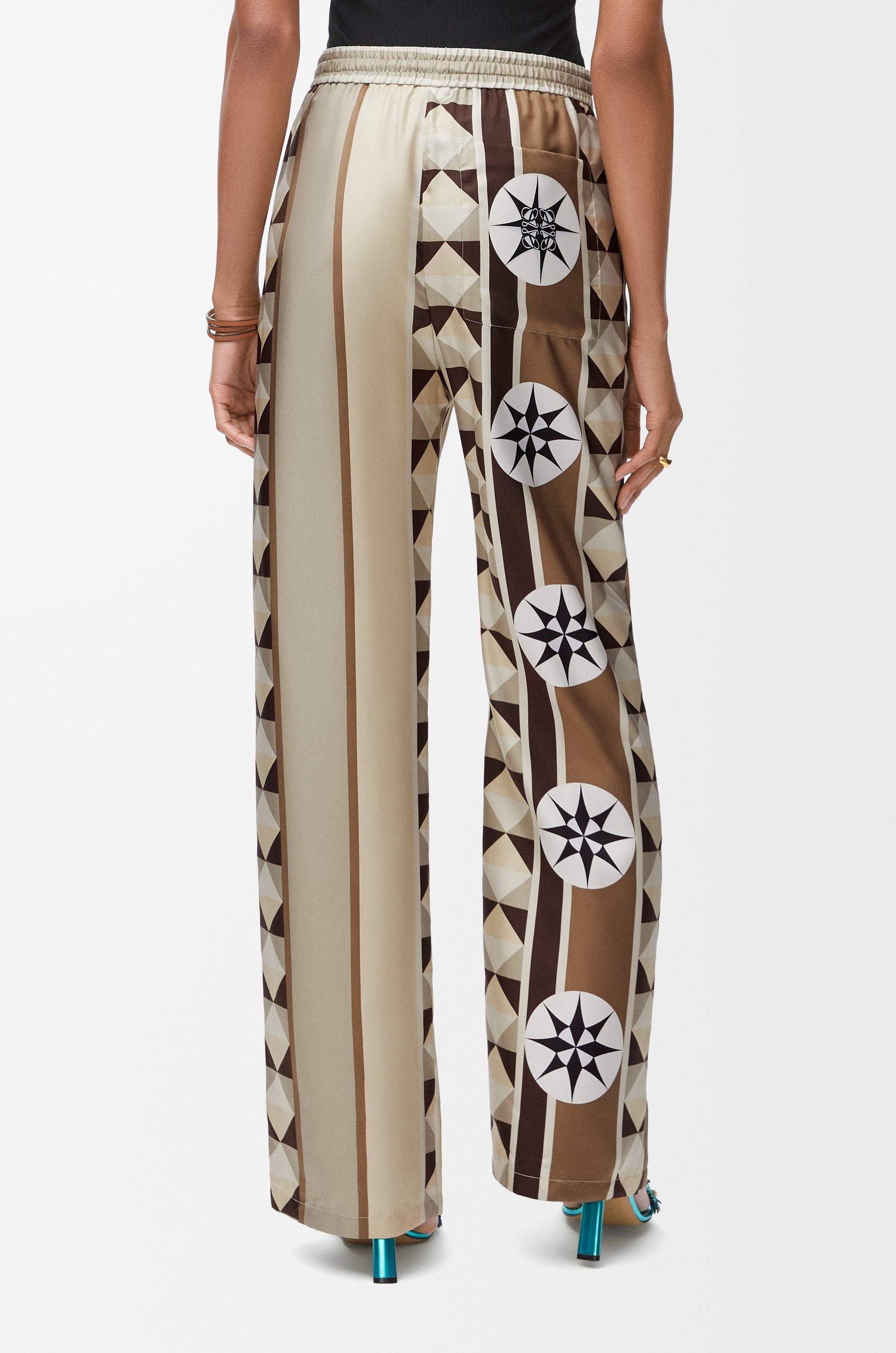 Pyjama trousers in silk - 4