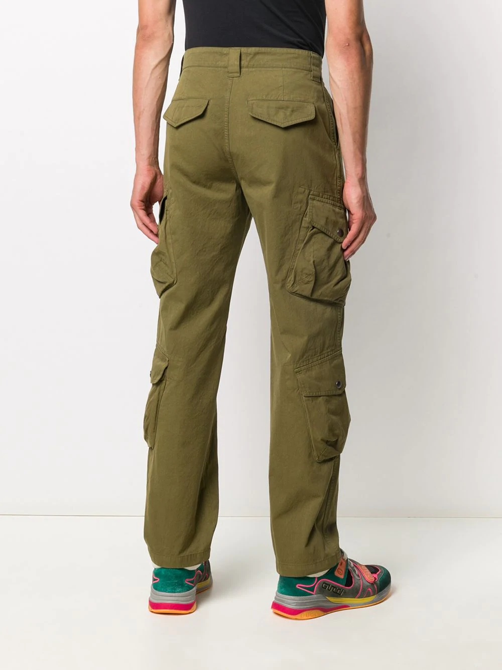 multi-pocket cargo pants - 4