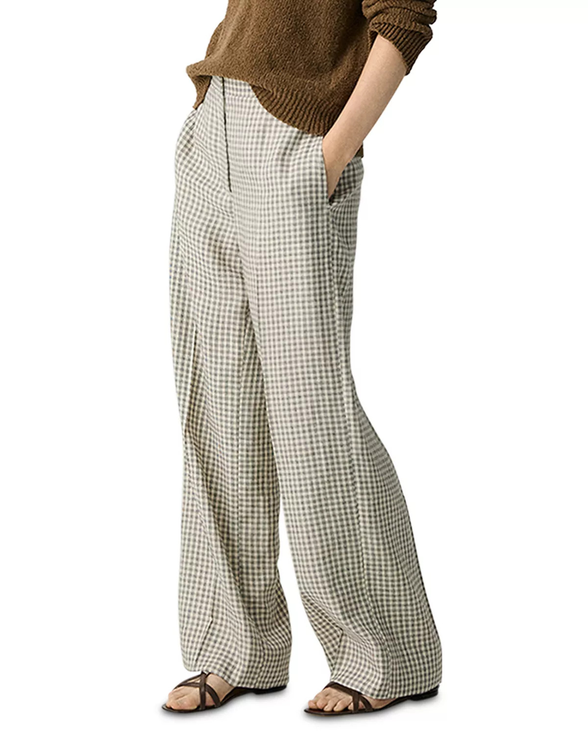 Linen Blend Pants - 4