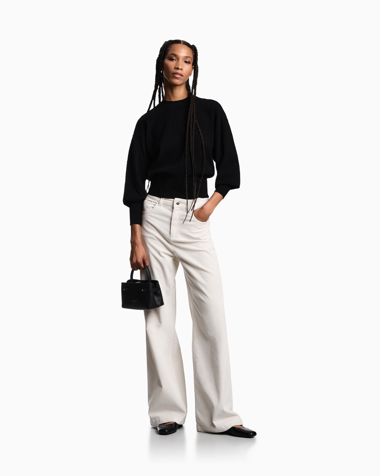 J14 REGULAR-FIT GARMENT-DYED CORDUROY TROUSERS - 2