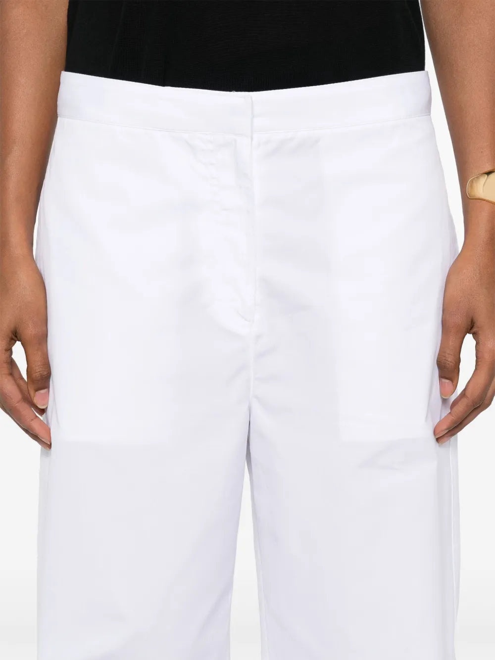Trousers With Stitching Detail - 5