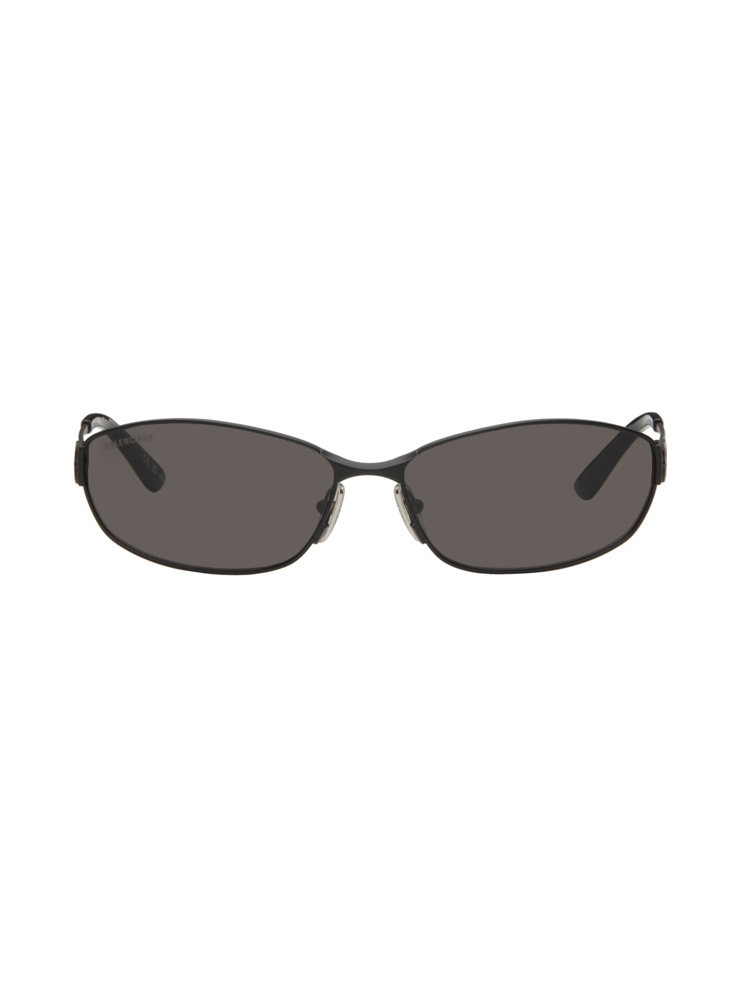 Black Rectangular Sunglasses - 1