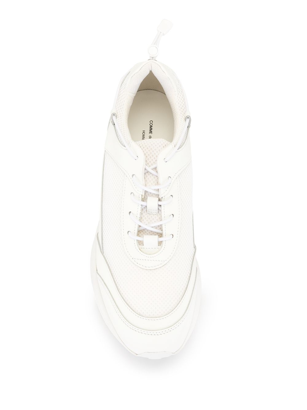 flat lace-up sneakers - 4